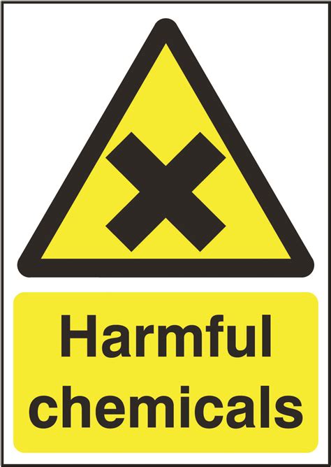 Harmful Chemicals Sign (HZS30)