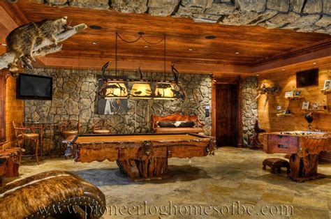 Now that's what you call a Man Cave... Log Cabin Living, Log Cabin Homes, Log Cabins, Mountain ...