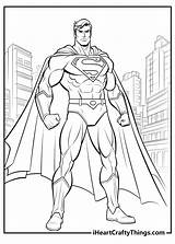 Superman Coloring Pages  coloring Superhero sketch template