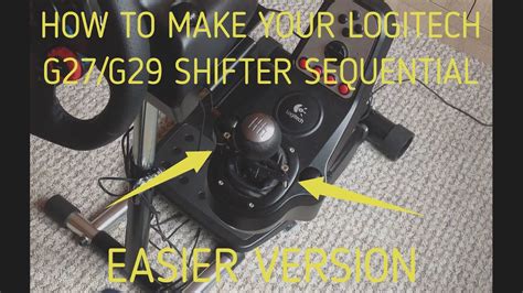 HOW TO MAKE YOUR LOGITECH SHIFTER SEQUENTIAL | EASIER VERSION | Logitech G27 / G29 / G920 - YouTube