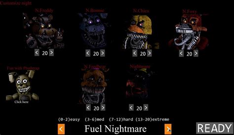 FNAF 4 Custom Night by HAAAAAAAAAAXAX on DeviantArt