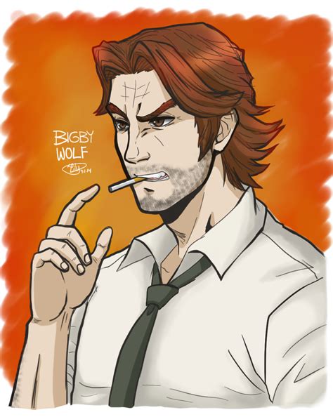 Bigby Wolf warm portrait by DragonClaws123 on DeviantArt