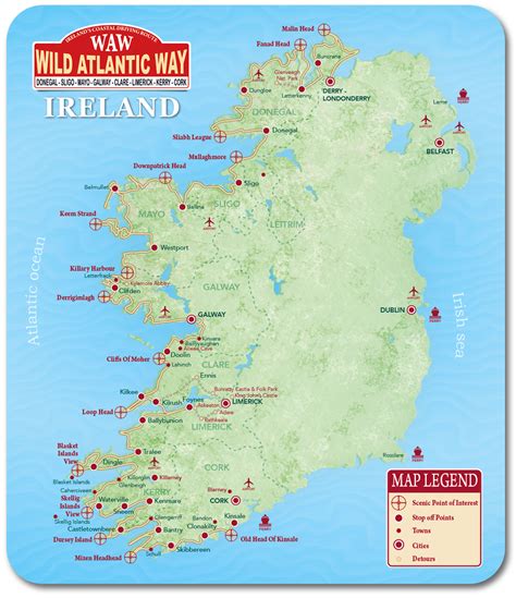 Wild Atlantic Way Map | ubicaciondepersonas.cdmx.gob.mx