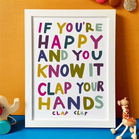 Nursery Rhyme Print 'Clap Your Hands' By Lauren Radley LTD