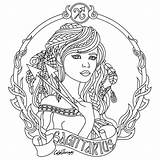 Virgo Coloring Pages At GetColoringscom  Free Printable Colorings sketch template