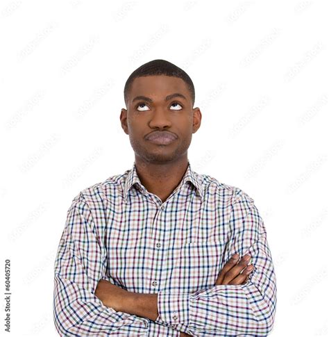 Annoyed guy, displeased young man on white background Stock Photo ...