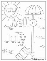 Free JULY Coloring Pages & Book For Download Printable PDF  VerbNow sketch template