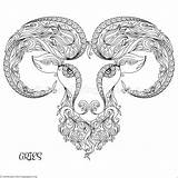 Aries Printable Coloring Page sketch template