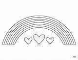 Rainbow Coloring Pages  50 FREE Printable Printabulls sketch template