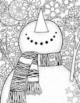Cute Snowman Coloring Pages For Kids And Adults sketch template