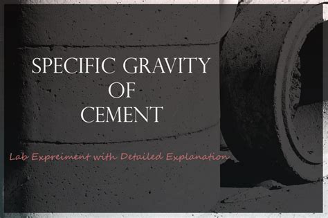 specific-gravity-of-cement – Civilology