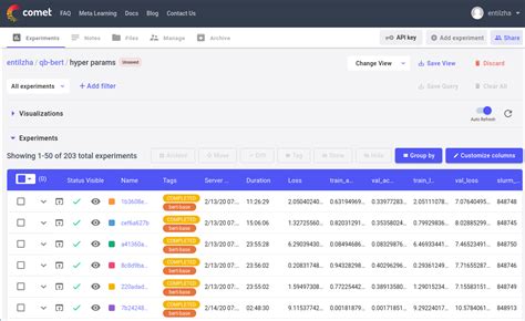 AllenNLP Callback Trainer and CometML