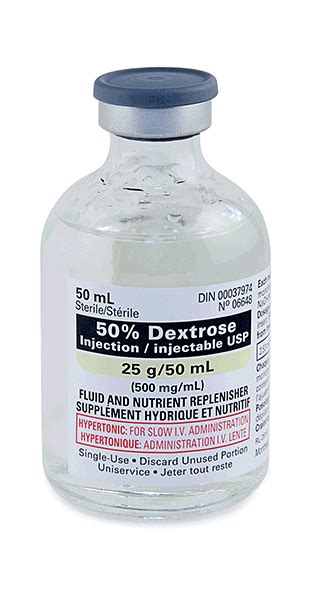 Dextrose 50% Injection in Glass Vial | Medical Care | Dufort et Lavigne