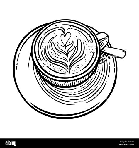 Coffee Mug Outline Black And White