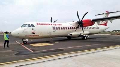 Alliance Air resumes ops from Kandla | Rajkot News - Times of India