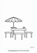 Free Patio Coloring Page  Printables Kidadl sketch template