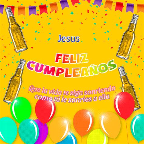 🎂Feliz Cumpleaños VIII Jesus | GIF de cumpleaños