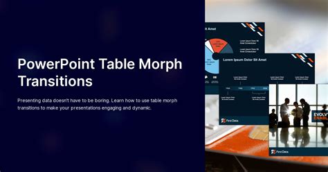 PowerPoint Table Morph Transitions