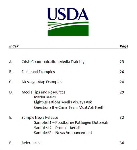 Crisis Communication Plan Template