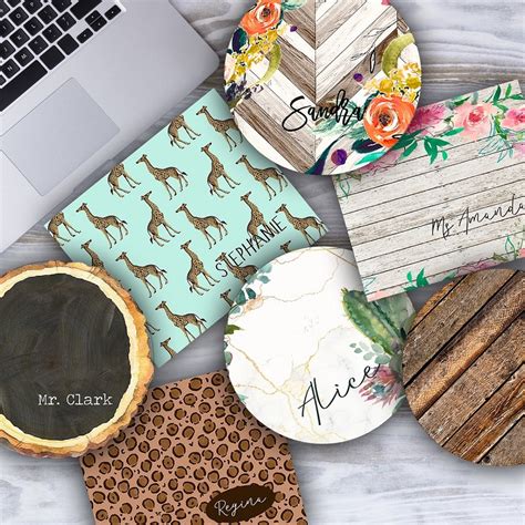 Personalized Mouse Pads $9.99 + Free Ship (Reg. $14.99) - 32 Designs!