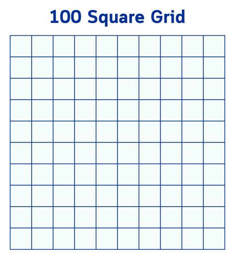 Hundred Square - 10 Free PDF Printables | Printablee