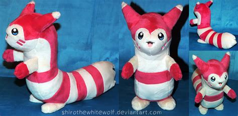 [PLUSH] Shiny Furret SOLD by ShiroTheWhiteWolf on DeviantArt