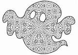 Halloween Zentangle & Mandala Coloring Pages  51 Theme sketch template