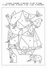 Magic For Children  Origami Coloring Pages Kids sketch template