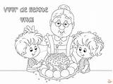 Verjaardag Colorear Oma Anniversaire Kleurplaat Tortas Ausmalen  sketch template