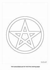 Pentacle Coloring Page sketch template