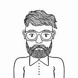 Mans Face Coloring Pages sketch template