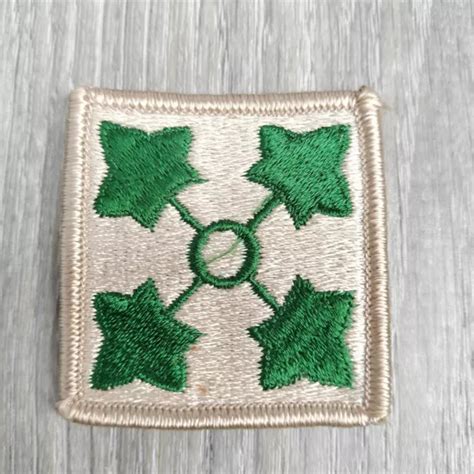 WORLD WAR II Era US ARMY 4th Infantry Division Patch $7.88 - PicClick