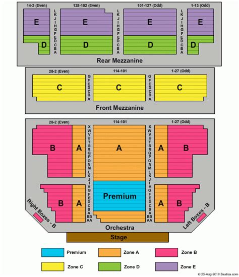 The Majestic Ventura Theater Seating Chart - Theater Seating Chart