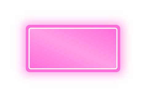 banner de rectángulo rosa neón, rectángulo de neón 10975489 PNG