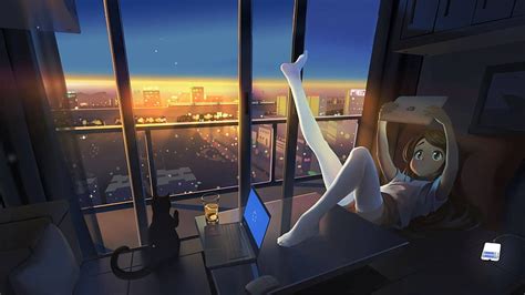 Lazy Evening in, lazy anime HD wallpaper | Pxfuel