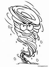 Tornado Coloring Pages To Print  Free Printable sketch template