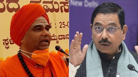 Dharwad: Dingaleshwar Swami withdraws nomination against BJP's Pralhad Joshi