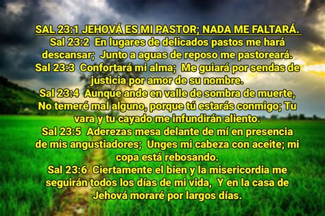 Imagen cristiana con Salmo 23 para descargar