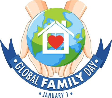 Global family day logo design 13763218 Vector Art at Vecteezy