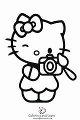 Hello Kitty Coloring Pages FREE 2025  And Learn sketch template