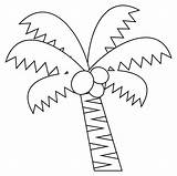 Palm Tree coloring Page  ColouringPages sketch template