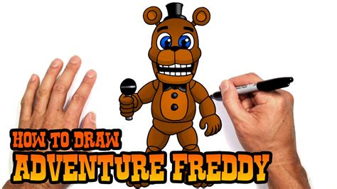 How to Draw Adventure Freddy | FNAF World - YouTube