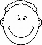 Smiling Face Of A Boy coloring Page  Download Print Or Color Online sketch template