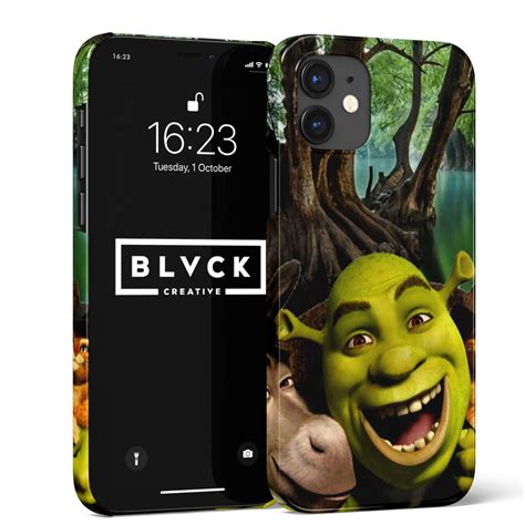 Чехол для IPhone 13 Pro Max с рисунком "SHREK" / Накладка с принтом ...