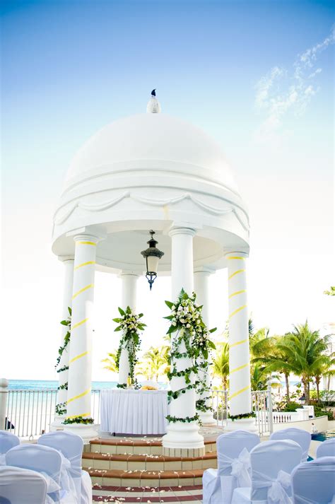 Weddings by RIU | Gazebo wedding, Destination wedding mexico, Cancun ...