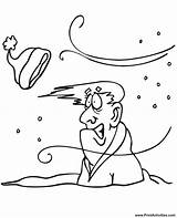 Winter Cold coloring Page Of A winter Breeze  Coloring Pages sketch template