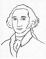 George Washington Coloring Page sketch template