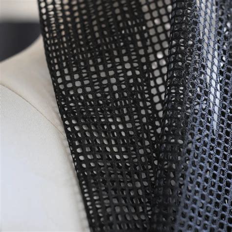 50CM *150CM fashion designer fabric black 3D Mesh fabric Lattice mesh cloth high strength high ...