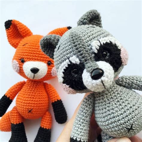 Crochet Plush Raccoon Free English Pattern – Amigurumi – Amigurumi Free ...