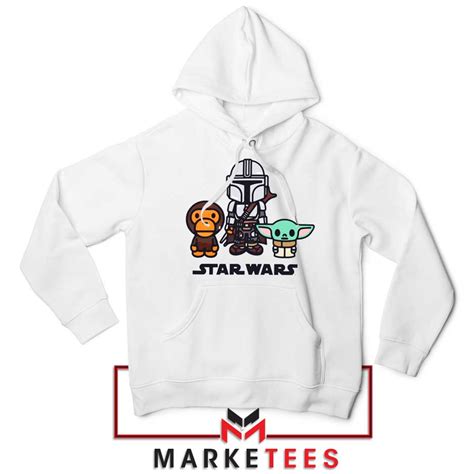 The Child Bape Baby Milo Hoodie Mandalorian Hoodies S-2XL - Apparel